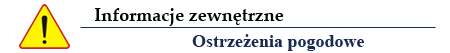 zewnętrzne pogodowe